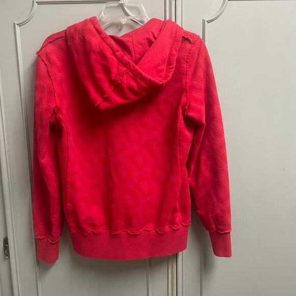 Nike Ohio State Full Zip Hooded Jacket Distressed Womens Size Small Ruffle - Picture 5 of 5